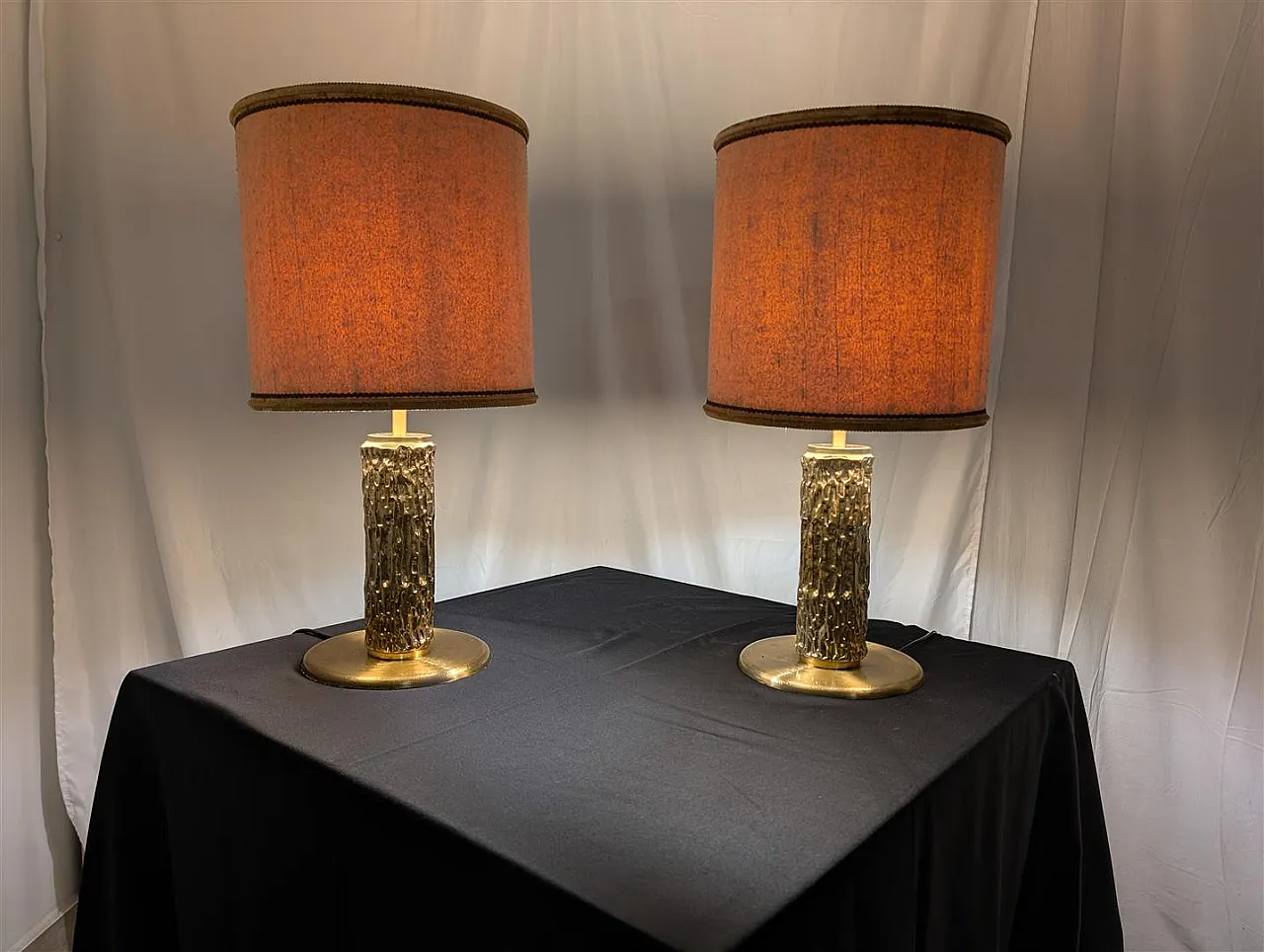 Coppia di lampade da tavolo di L. Frigerio, anni '70 3