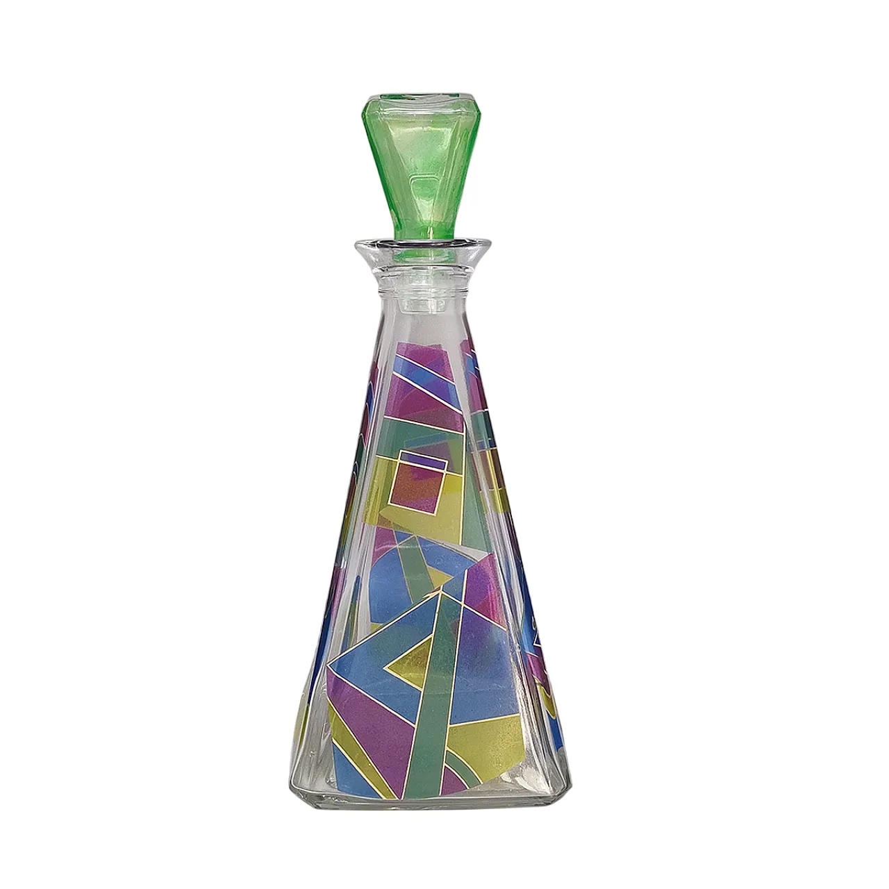 Decanter or Decorative Bottle by Luigi Bormioli, 1970s 1