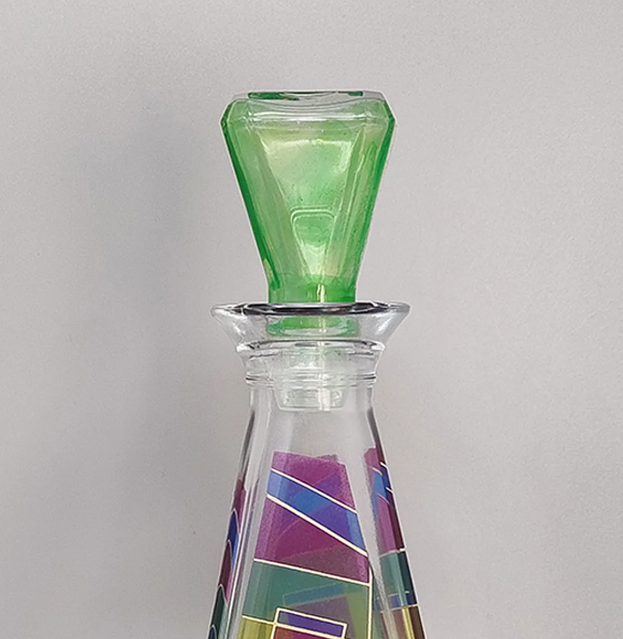 Decanter or Decorative Bottle by Luigi Bormioli, 1970s 5