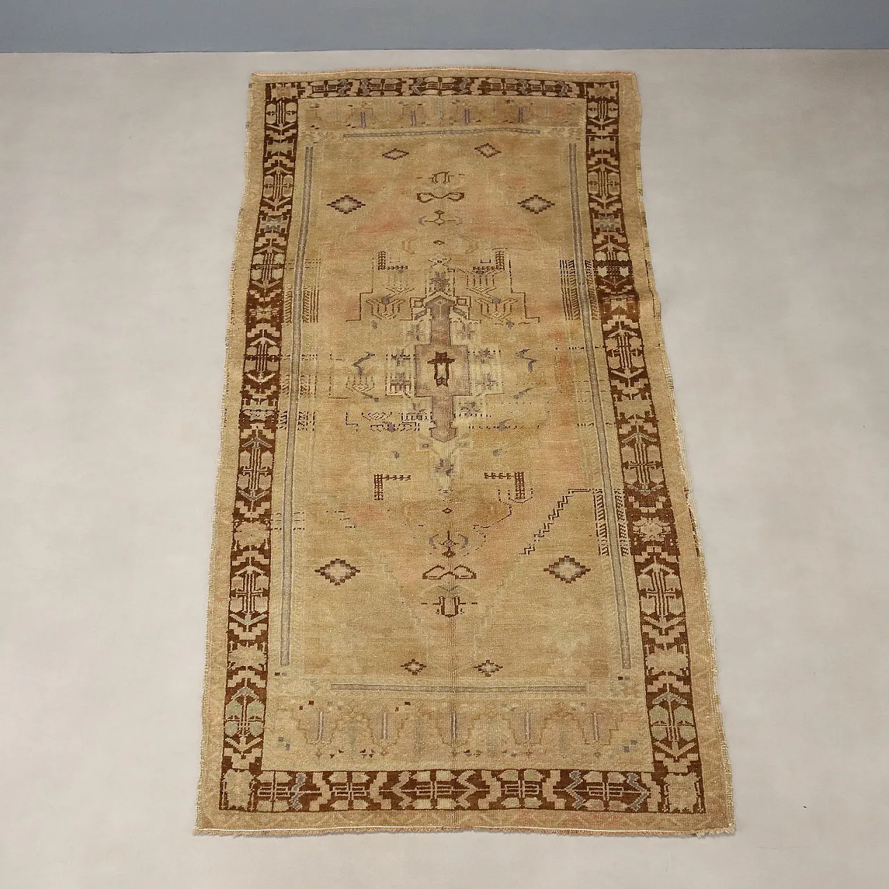 Kazak wool rug, fine knot, handmade, 20th century 3