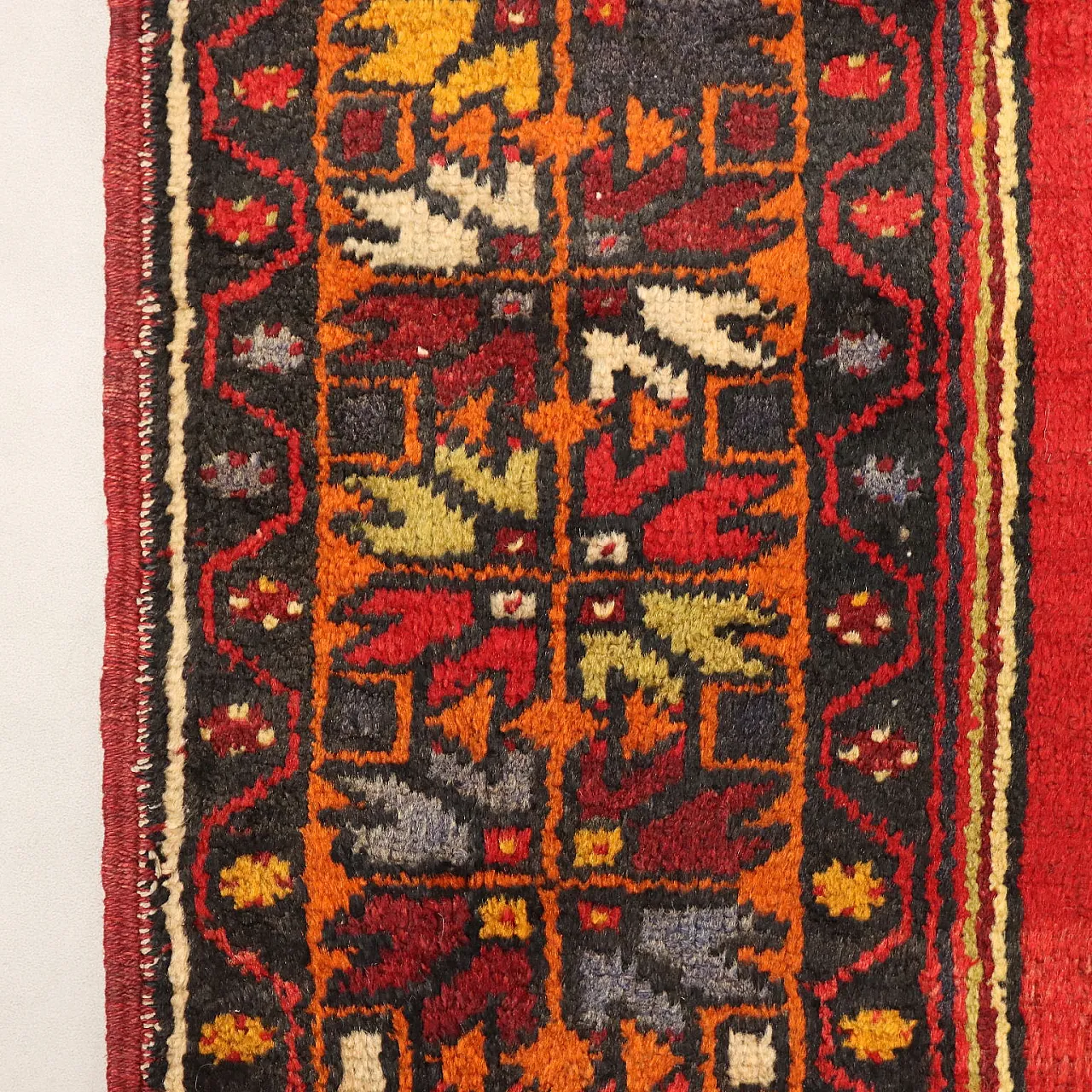 Goltogh carpet in wool, fine knot, handmade, 20th century 7