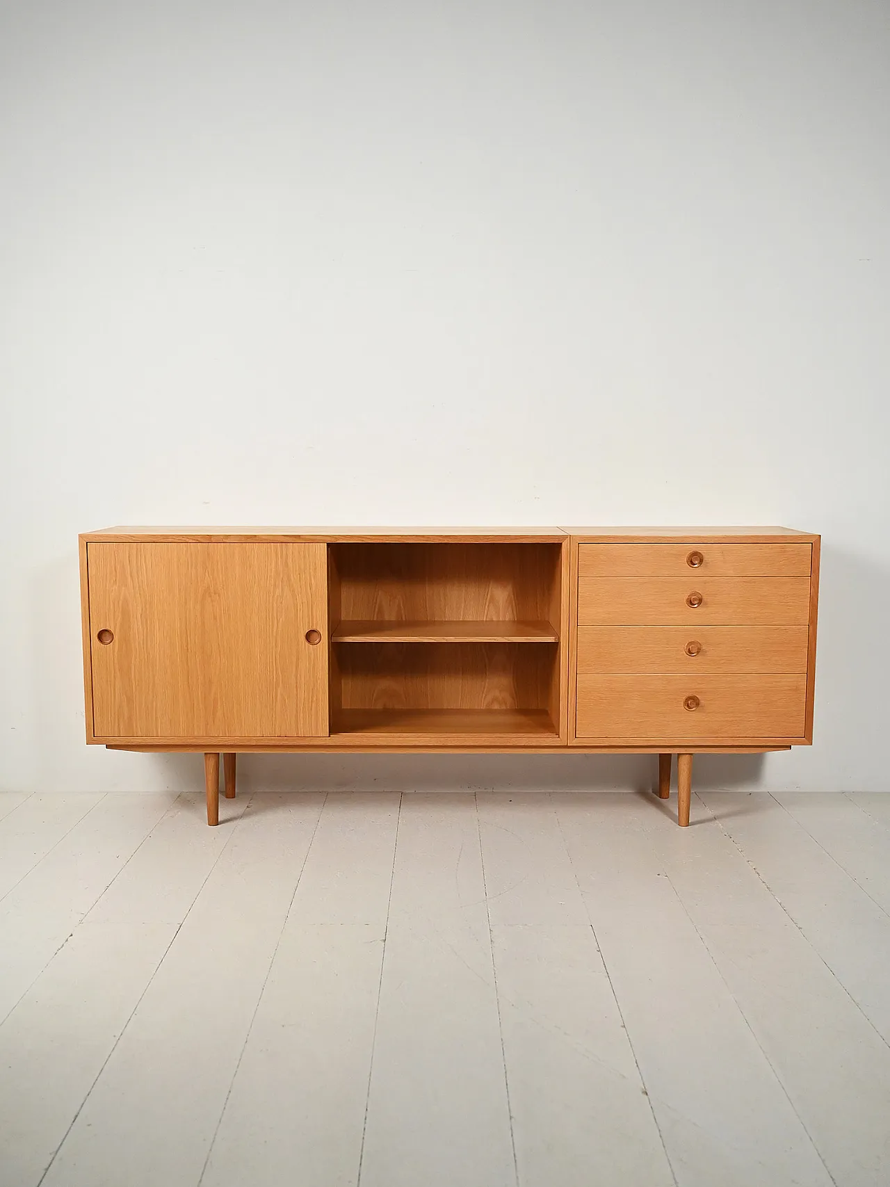 Sideboard scandinavo in rovere di Børge Mogensen per Karl Andersson 3