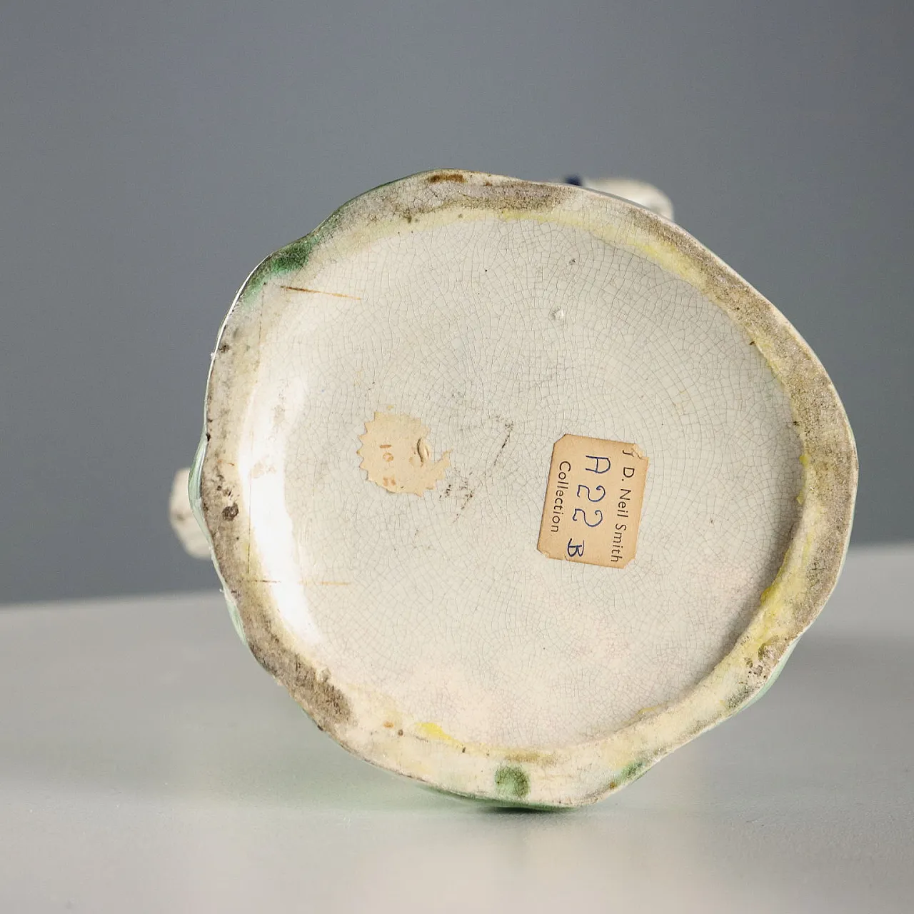 Brocca Toby in ceramica policroma, '700 9