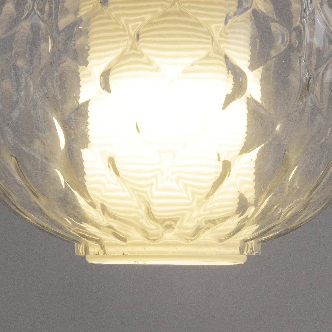 Coppia di lampade a sospensione nello stile di Angelo Brotto, anni '60 11