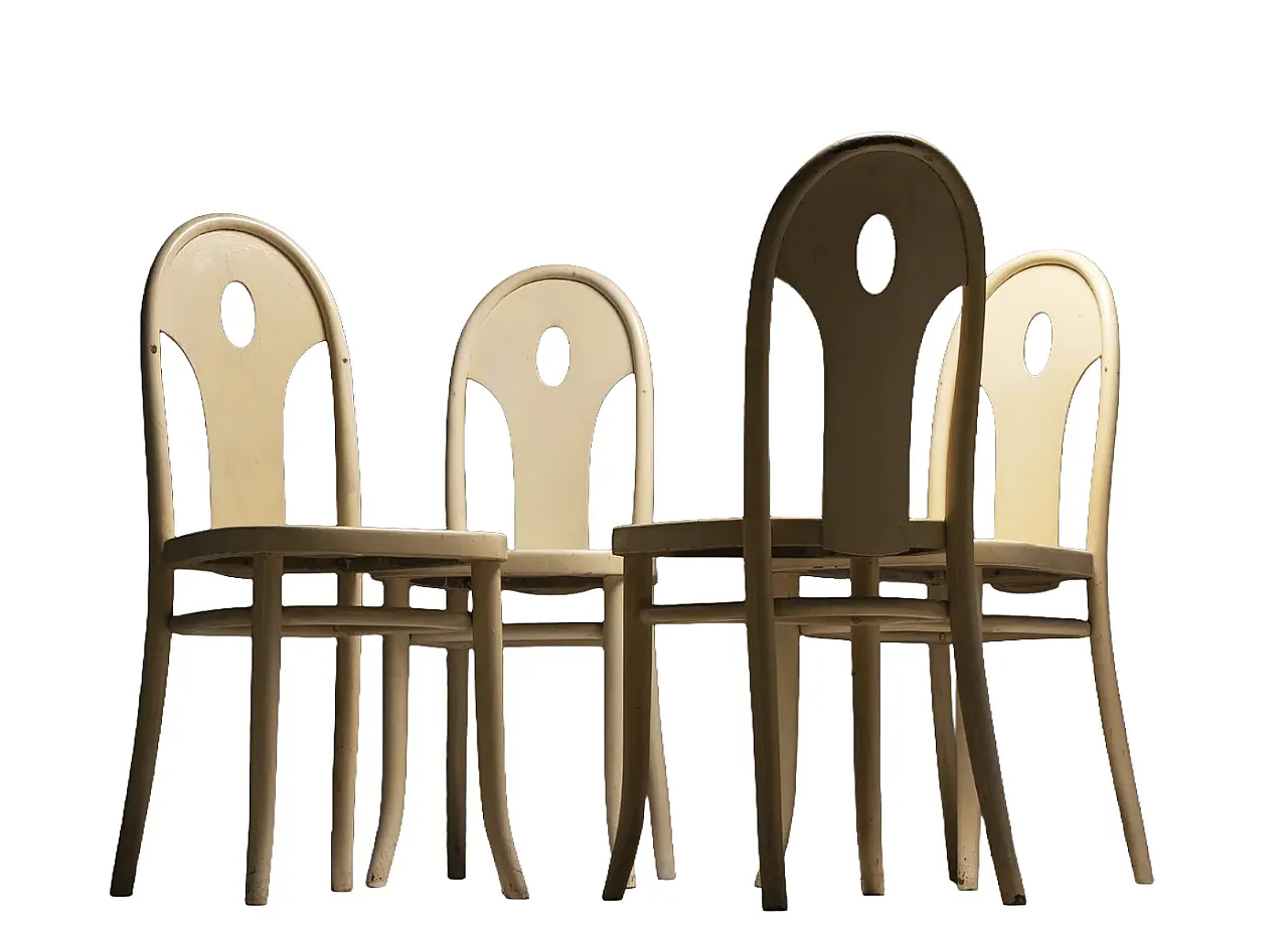 4 Sedie da pranzo, di Otto Prutscher, inizio '900 1