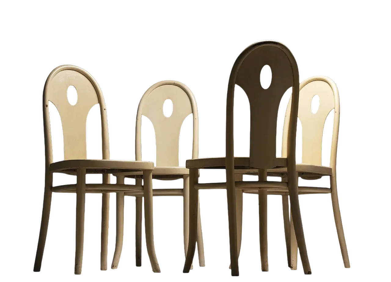 4 Sedie da pranzo, di Otto Prutscher, inizio '900 7