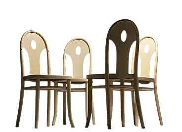 4 Sedie da pranzo, di Otto Prutscher, inizio '900