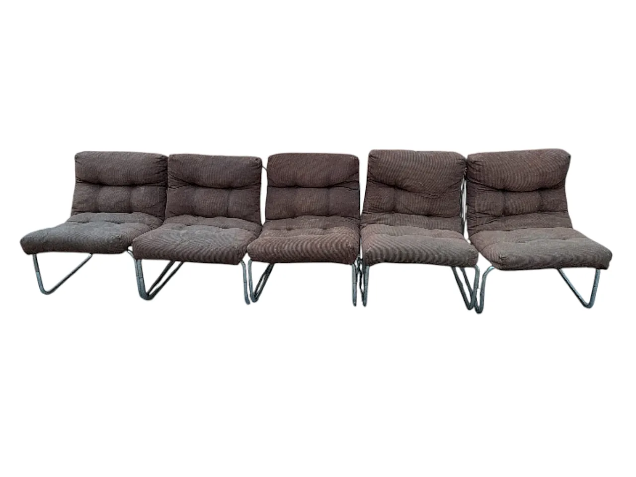 5 Poltrone Pixi Lounge Di Gillis Lundgreen Per Ikea, Anni '70 1