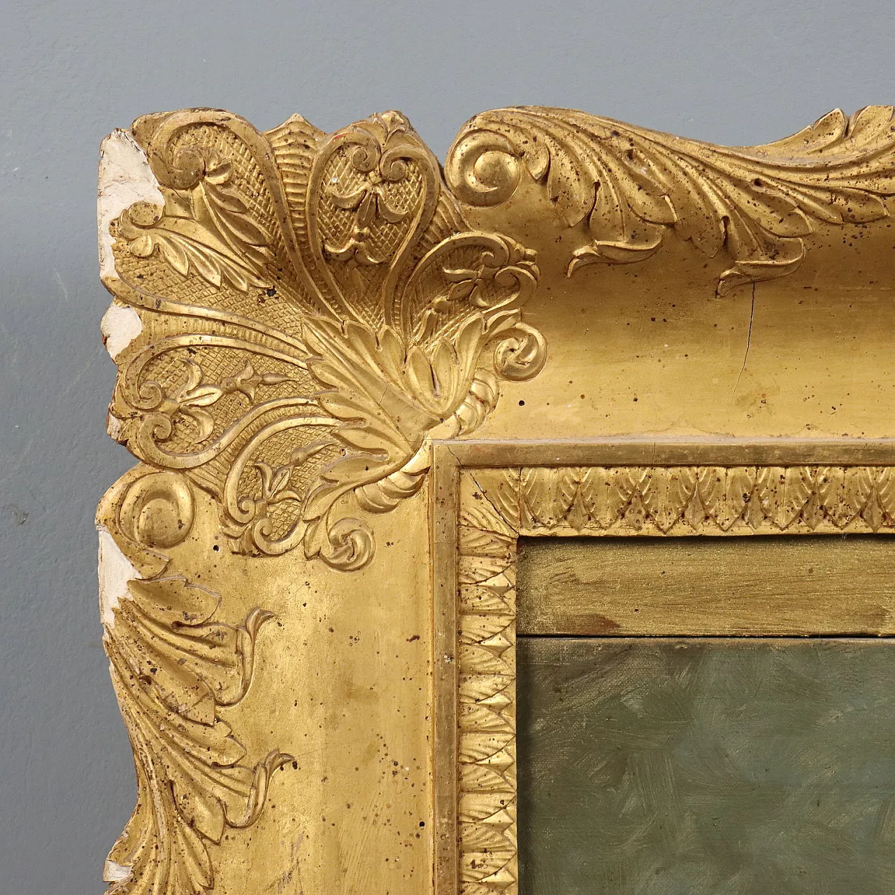 Enrico Scifoni, oil on canvas with frame, 19th century 10