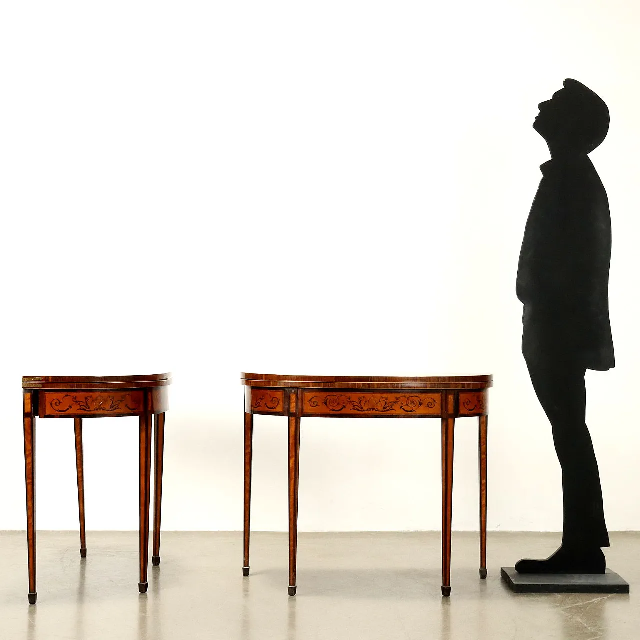 Coppia di consolle in stile Giorgio III in legno, '800 2