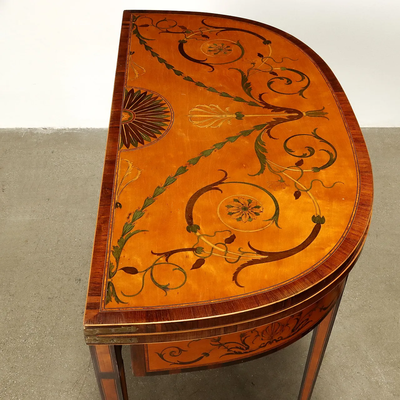 Coppia di consolle in stile Giorgio III in legno, '800 4