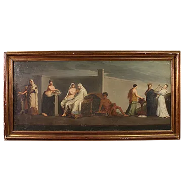 French painting The Aldobrandini Wedding, 19th century