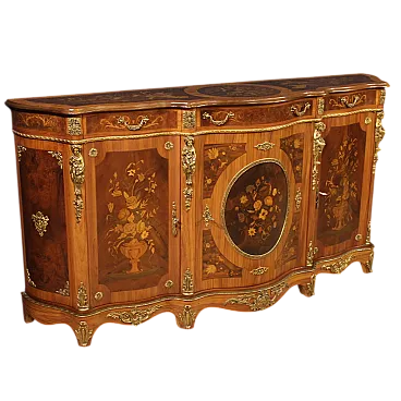 Credenza francese intarsiata, '900