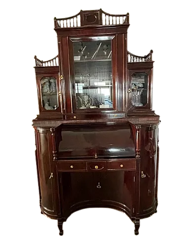 English Sheraton secretaire replica from 1805