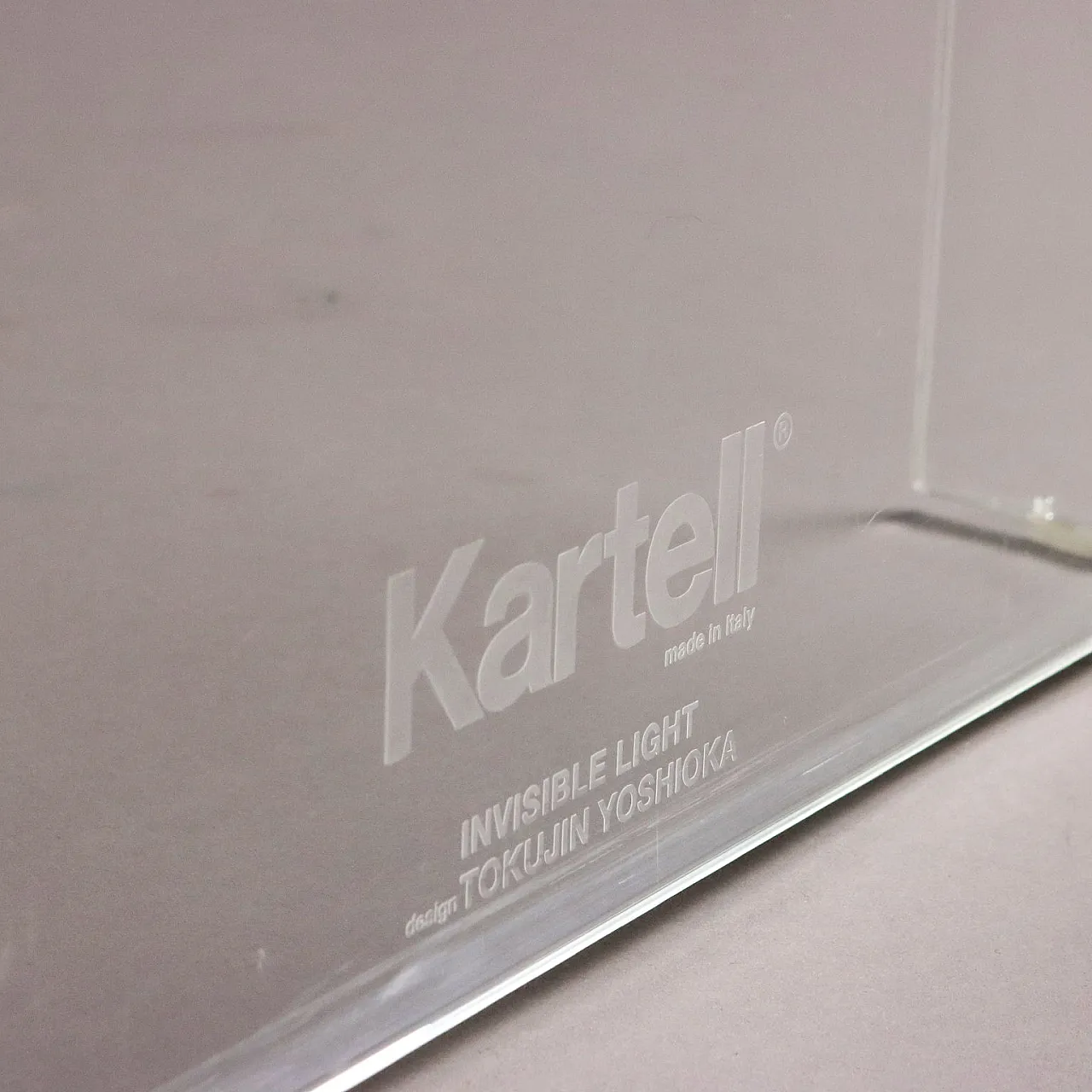 Invisible coffee table by Tokujin Yoshioka for Kartell, 2000s 4