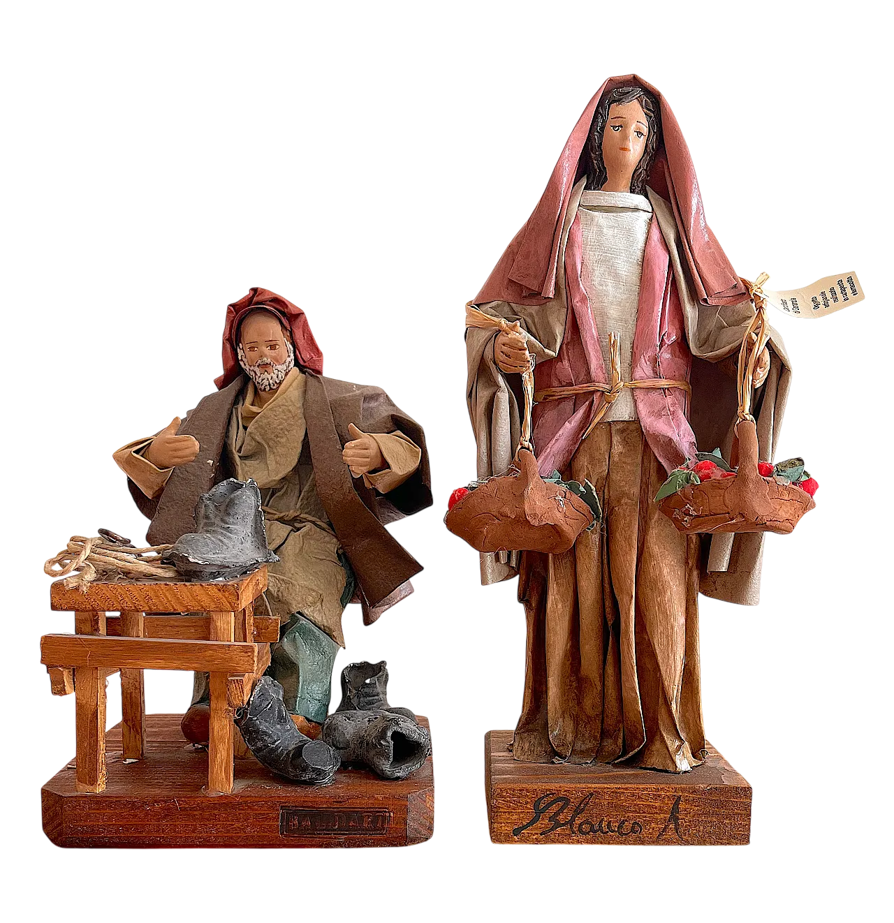 Lecce ceramic papier-mâché figurines 19