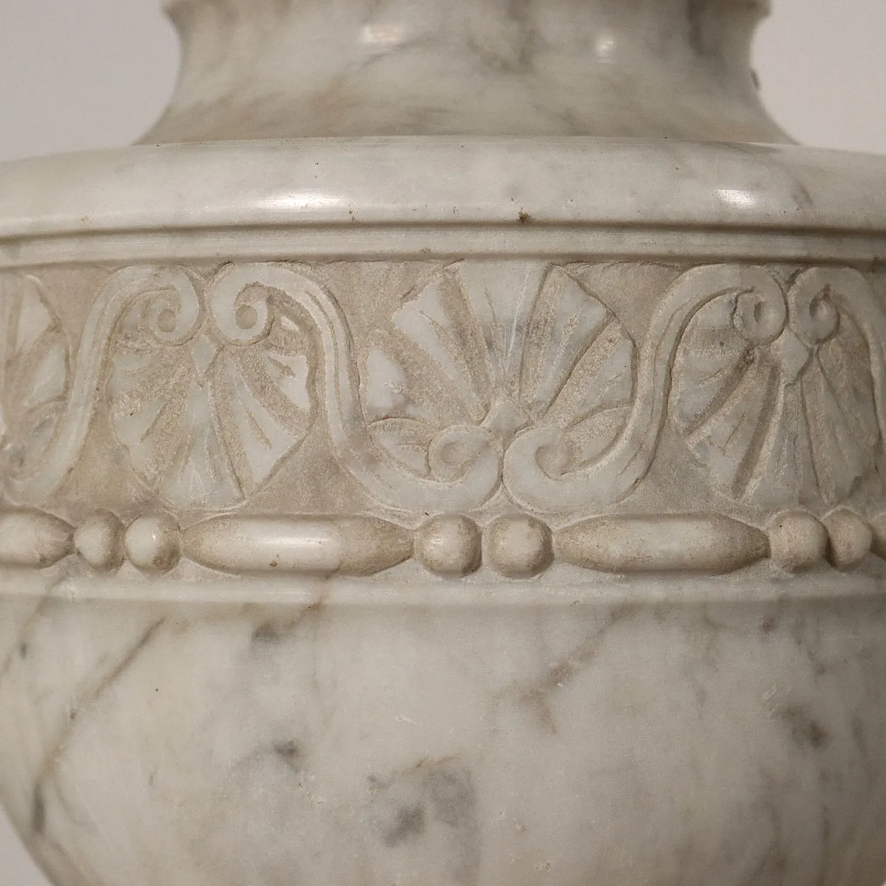 Fioriera Neorinascimento in marmo, fine '800 8