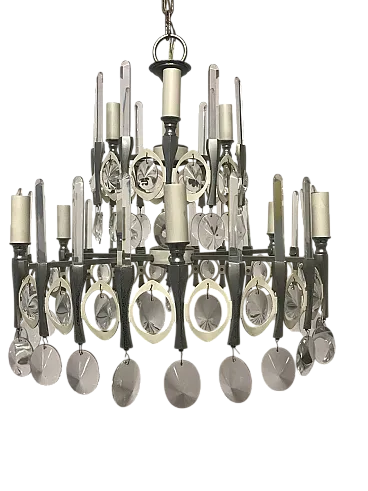 Lampadario di Gaetano Sciolari, anni '70