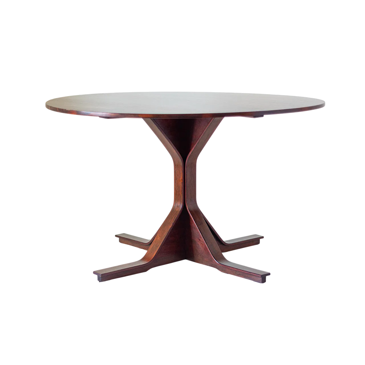 Tavolo in palissandro, mod. 522 di Frattini per Bernini, anni '60 19