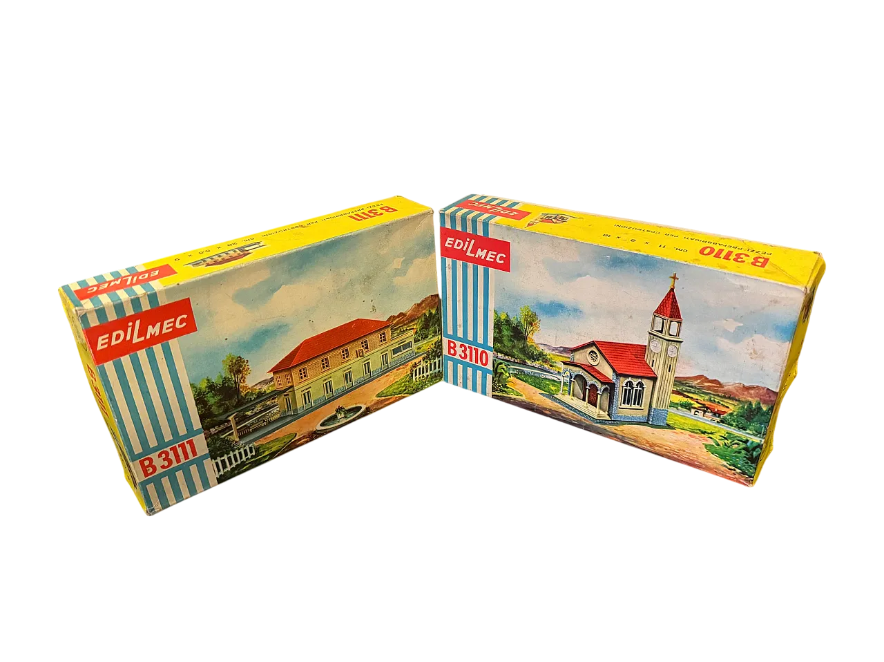 Pair of Edilmec CoMa assembly kits from the 1960s 10