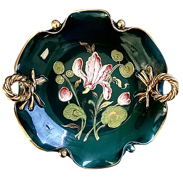 Fruttiera centrotavola in ceramica di Sesto Fiorentino