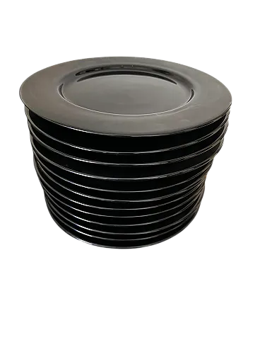 Servizio 12 sottopiatti Italica Ars neri