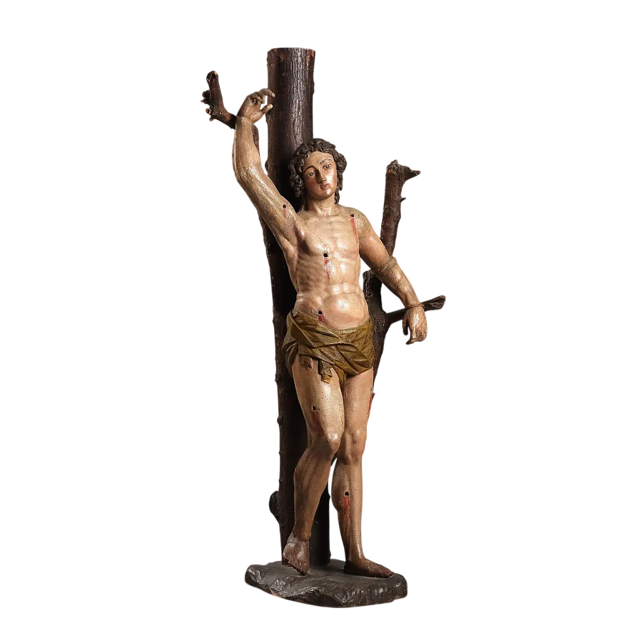 Scultura a tutto tondo di San Sebastiano, fine '600 9