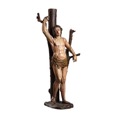 Scultura a tutto tondo di San Sebastiano, fine '600