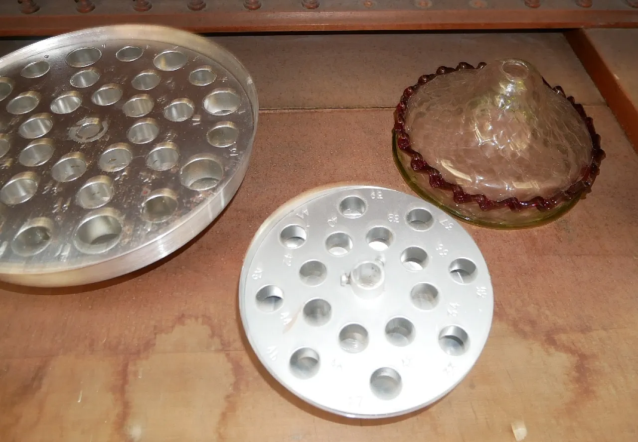 Lampadario in vetro di Murano, anni '70 14