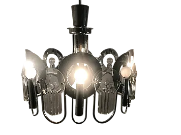 Lampadario Mid-Century di Gaetano Sciolari, anni '70