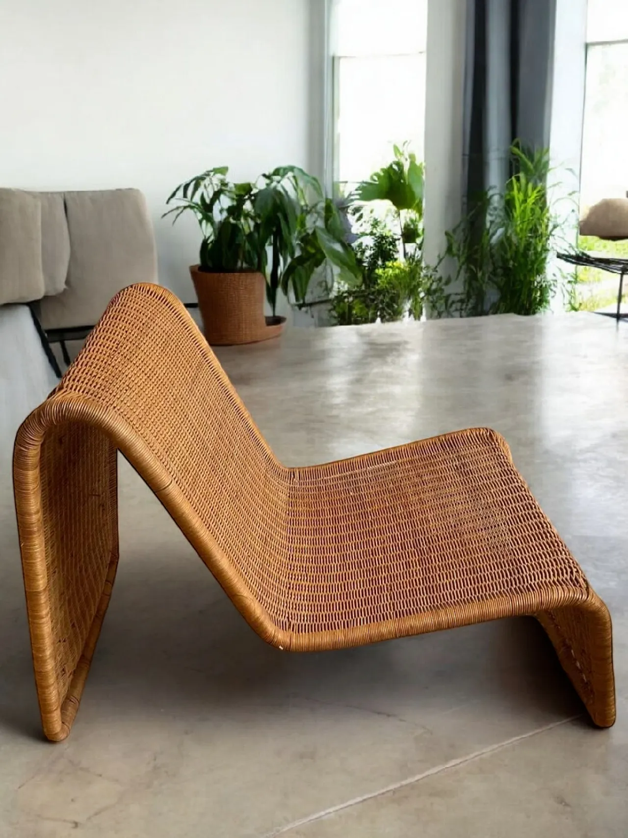 Sedia da salotto in rattan mod. Ikea Hestra, 1982 6