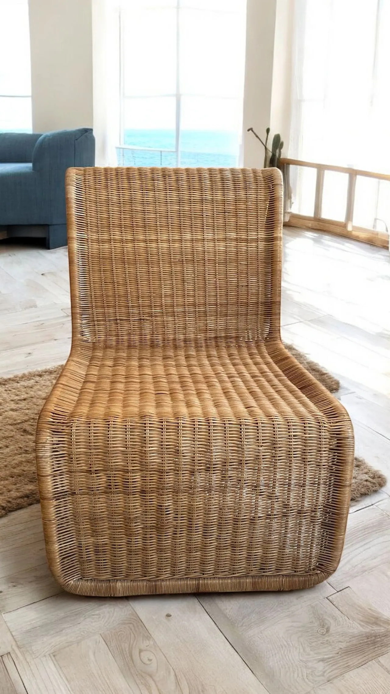 Sedia da salotto in rattan mod. Ikea Hestra, 1982 8
