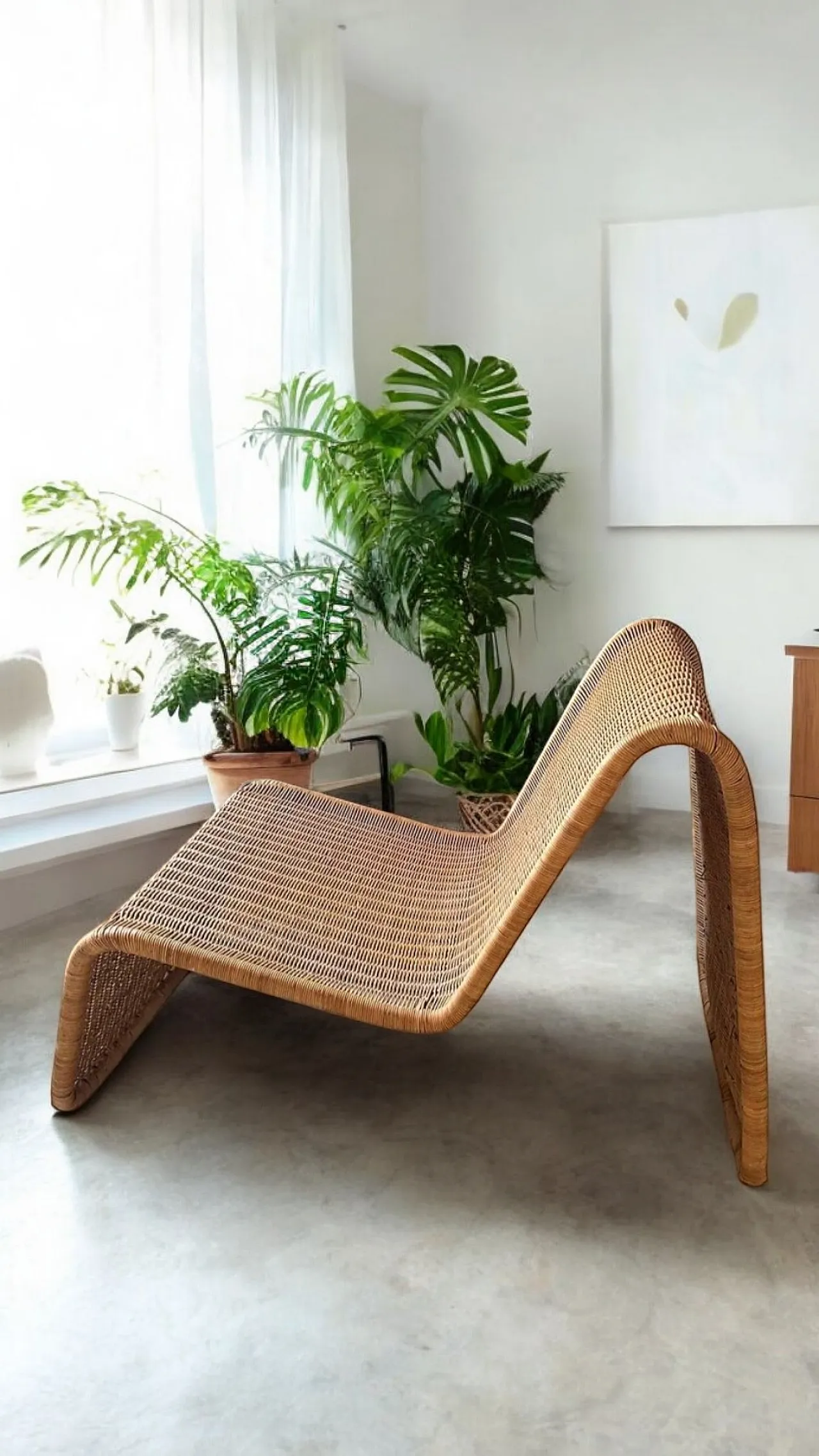 Sedia da salotto in rattan mod. Ikea Hestra, 1982 12