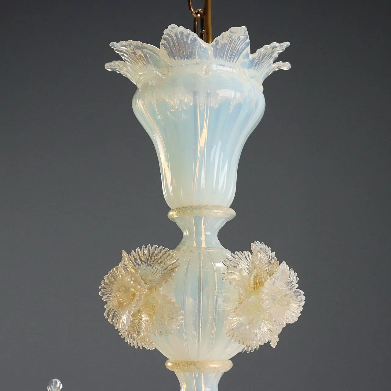 Lampadario in vetro soffiato di Murano, '800 8