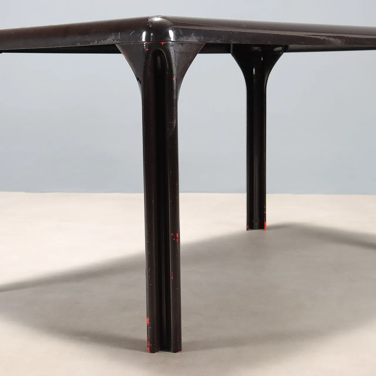 Tavolo da pranzo in plastica con piano rettangolare, '900 5