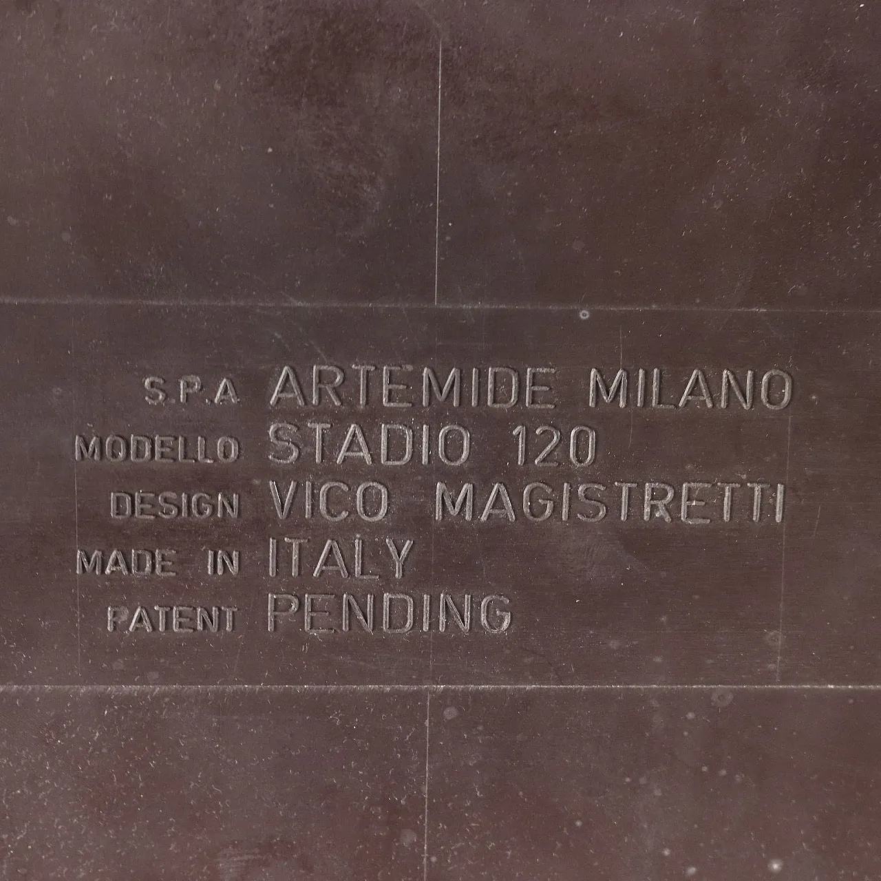 Tavolo da pranzo in plastica con piano rettangolare, '900 8
