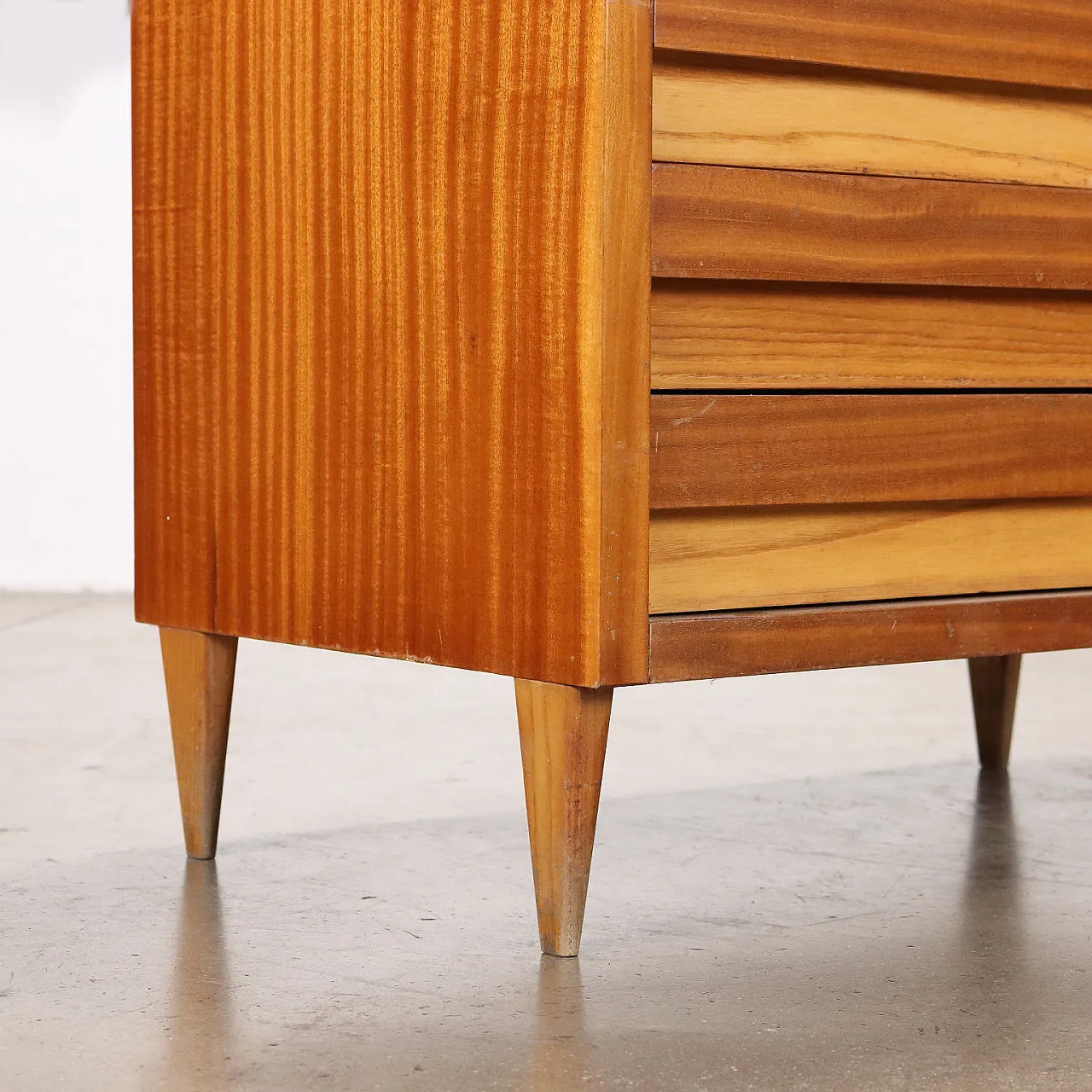 Maple and mahogany cabinet, mid-20th century 6