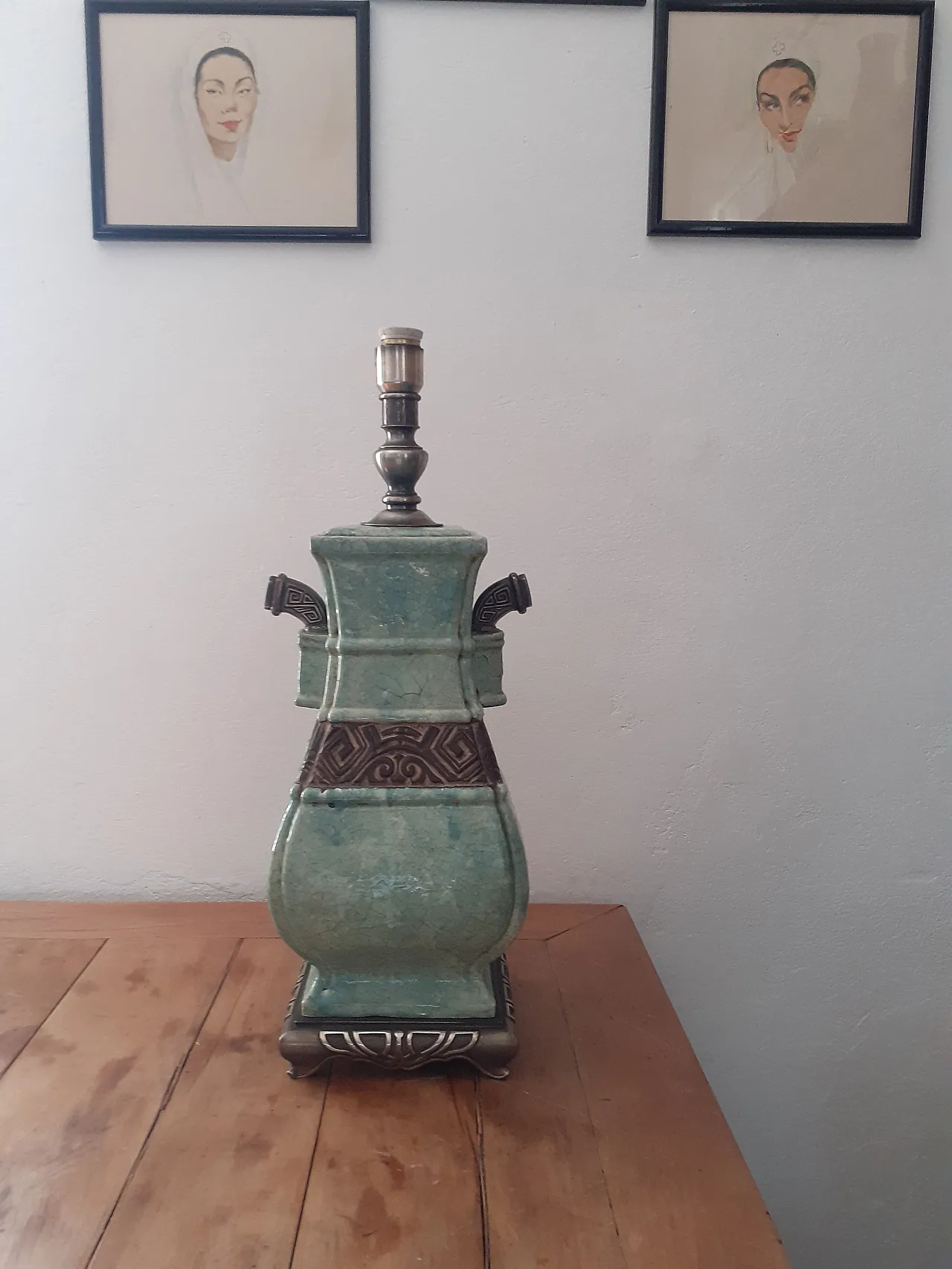 Lampada stile orientale, anni '50 3