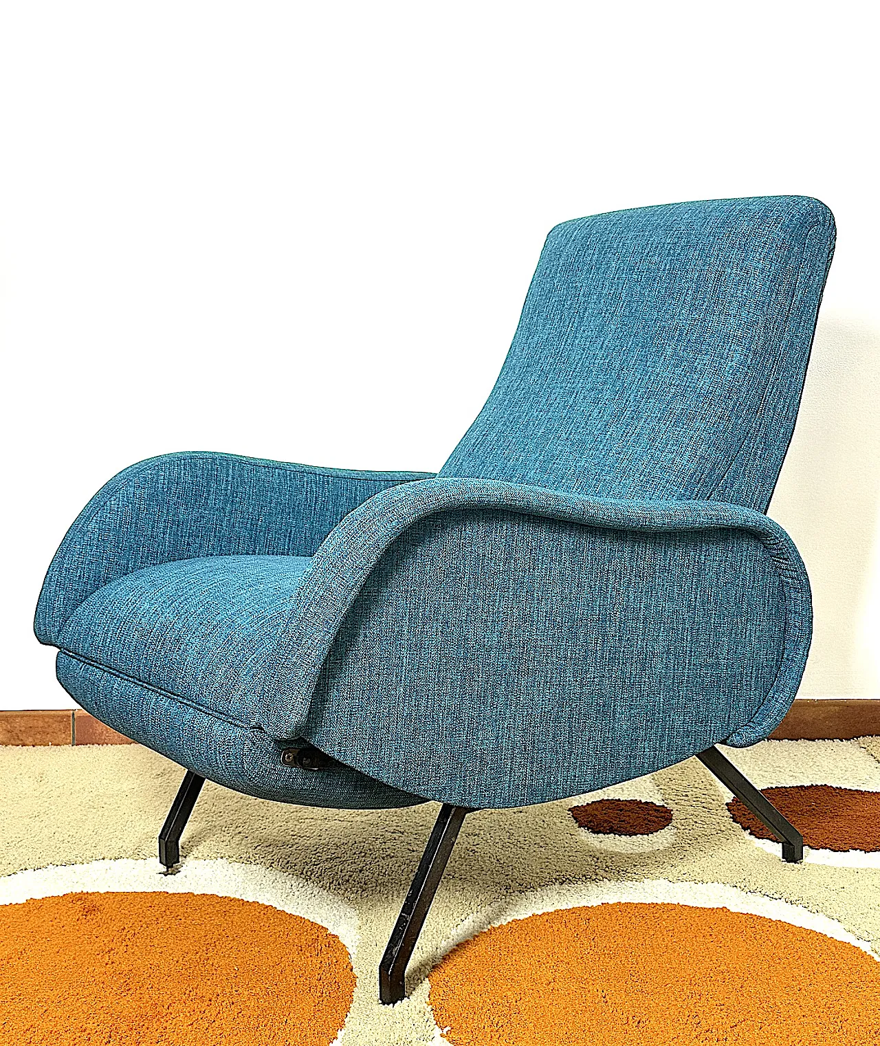 Reclining armchair Marco Zanuso style, 1950s 6