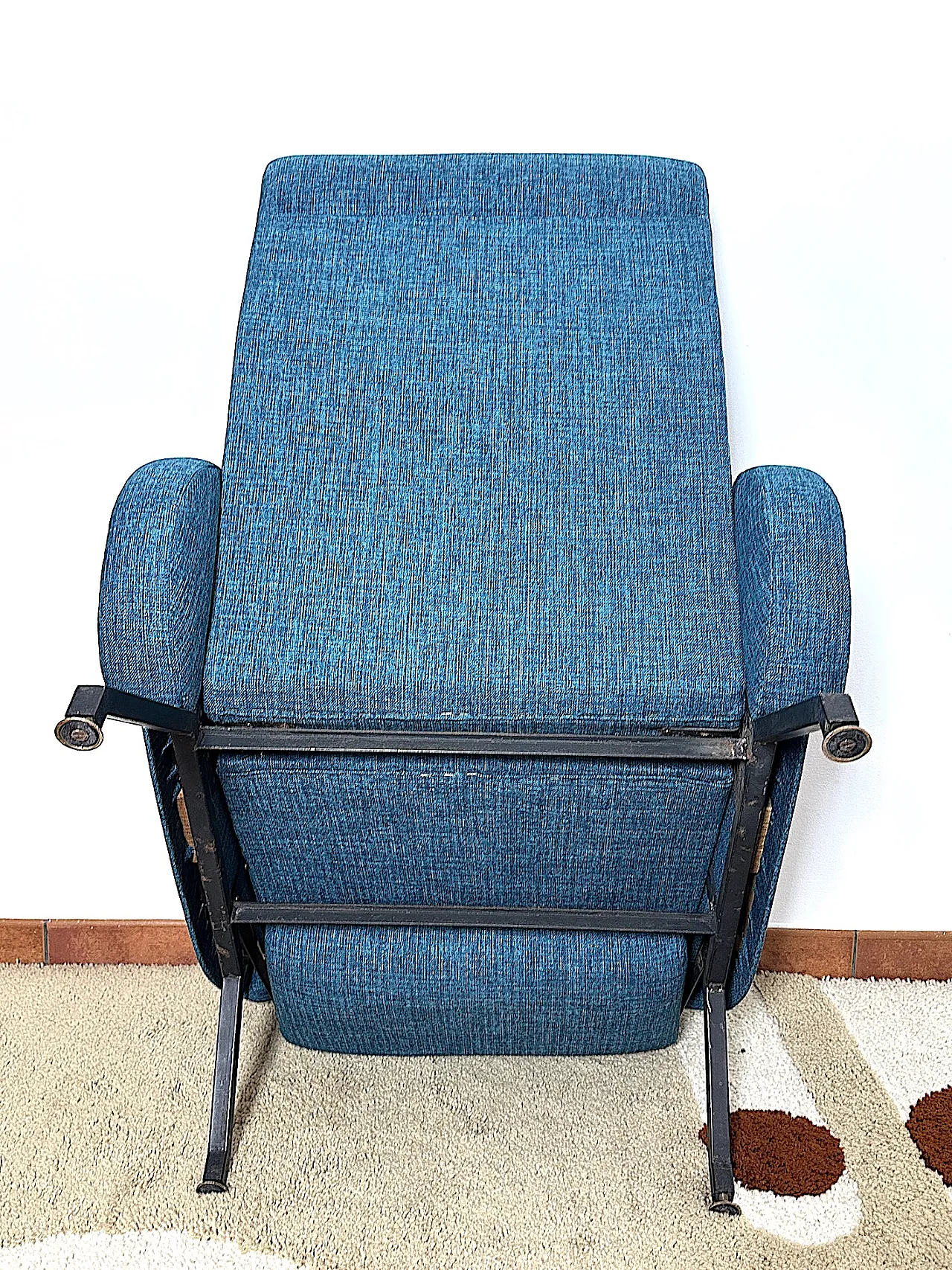 Reclining armchair Marco Zanuso style, 1950s 13