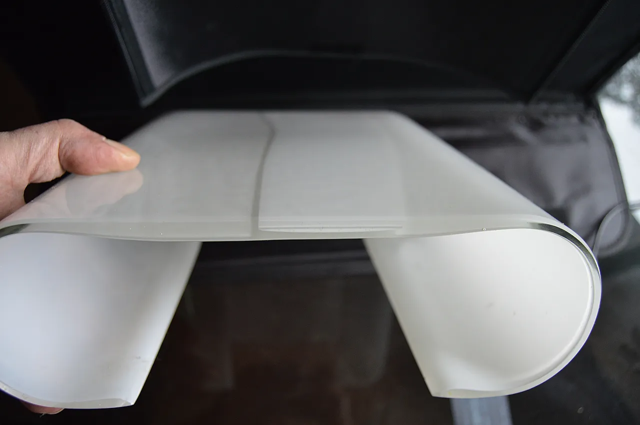 8 Applique in vetro di Murano, bianco e trasparente, anni '70 7