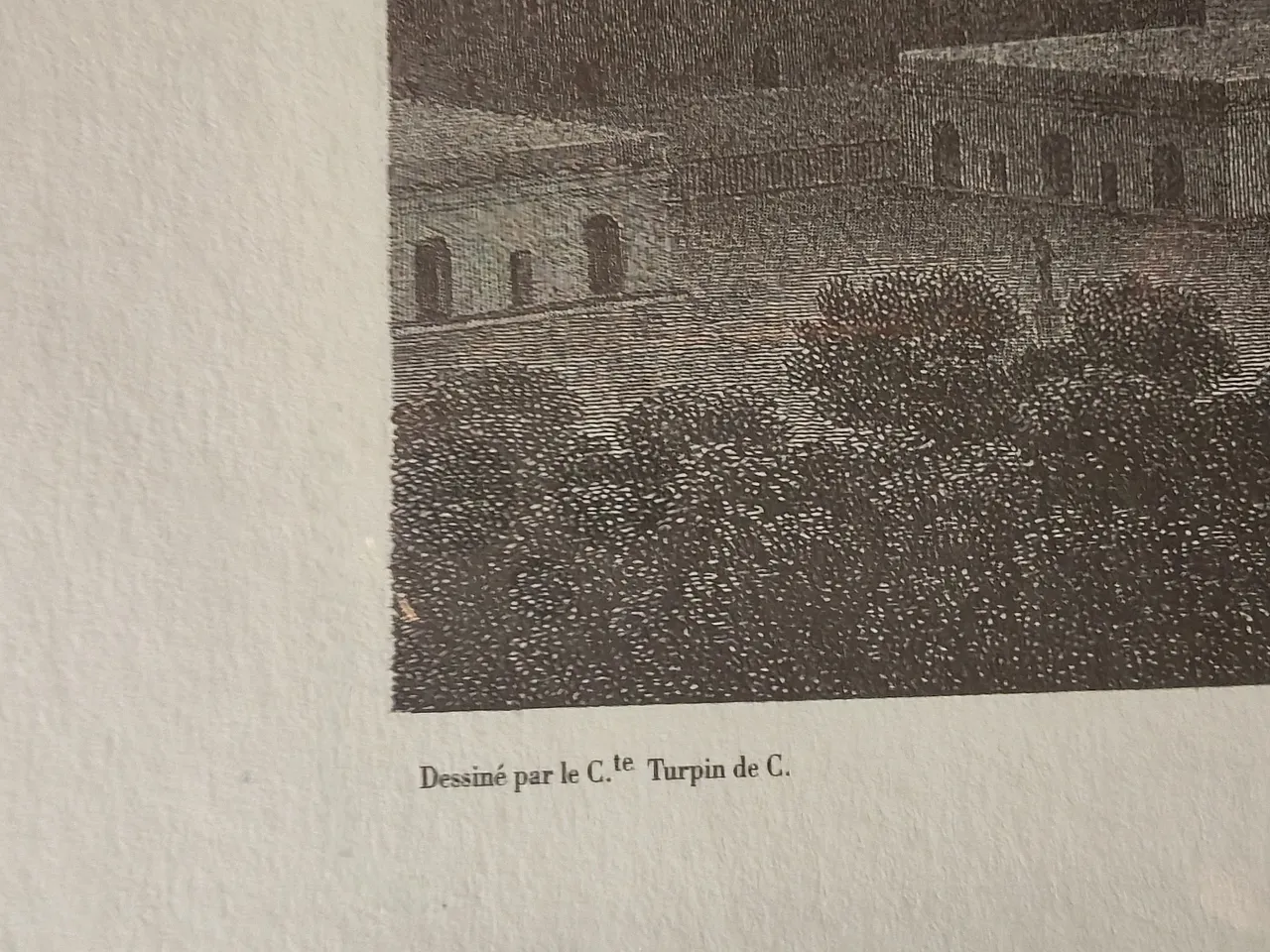 Stampa di paesaggio di Napoli vista su Castel dell’Ovo, 20s 4