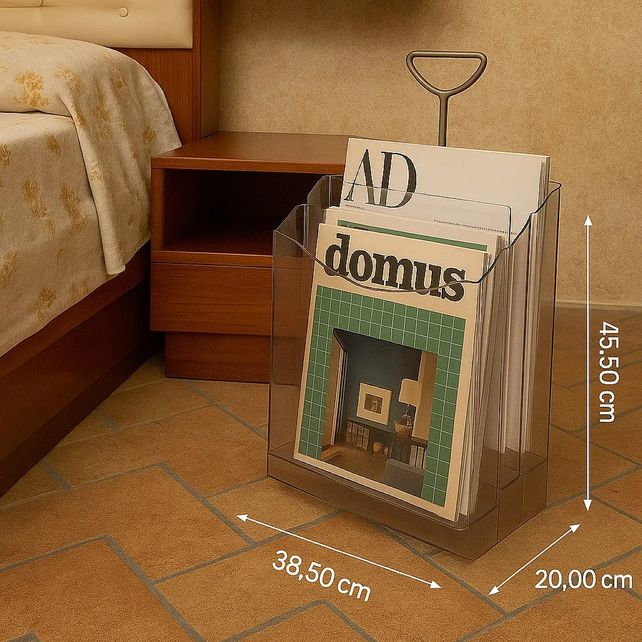Lucidate Magazine Rack by Andries and Hiroko van Onck, 1990s 2