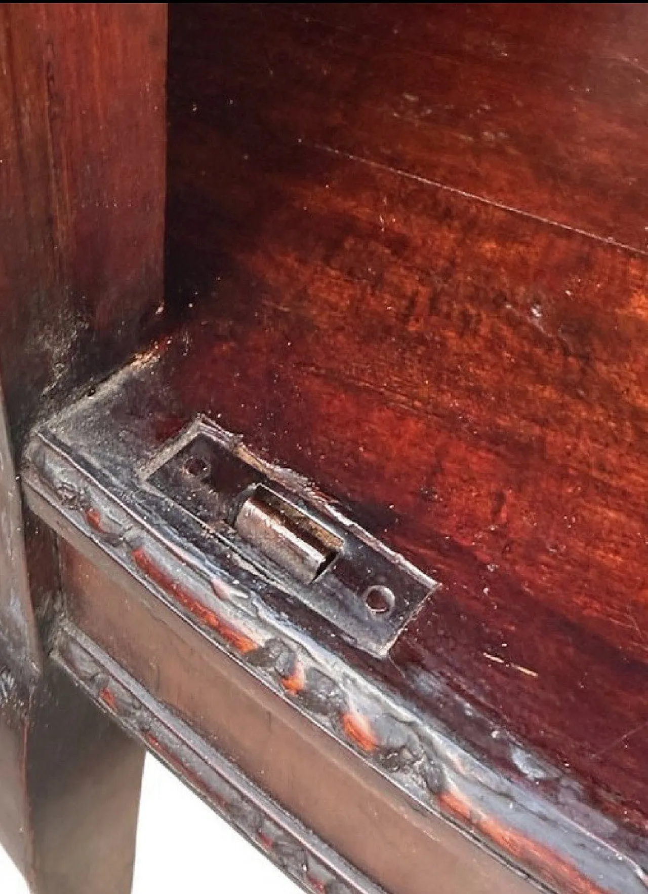 Inlaid crescent wooden furniture console sideboard, 1930s 16