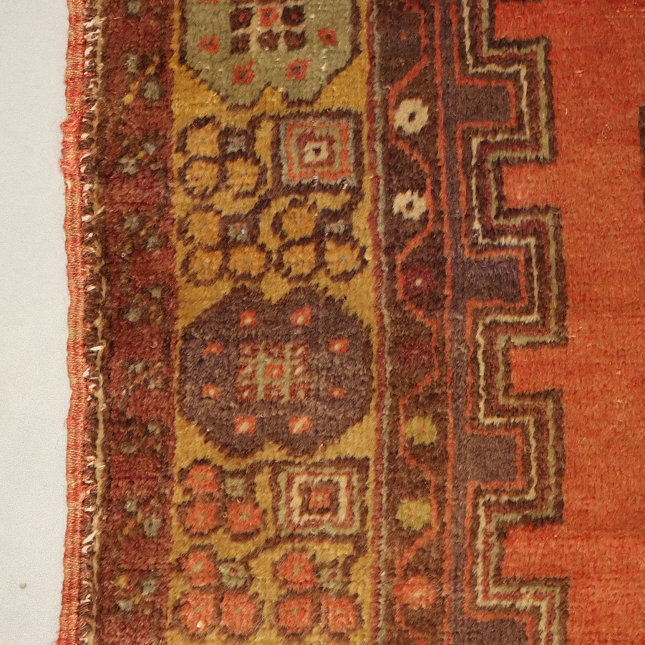 Tappeto Jorun in lana, nodo grosso, realizzato a mano, '900 6