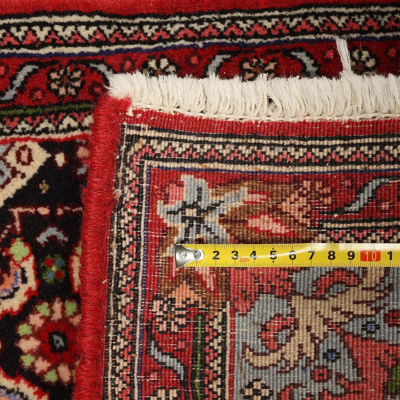 Tappeto Bijar in cotone e lana, nodo fine, realizzato a mano, '900 7