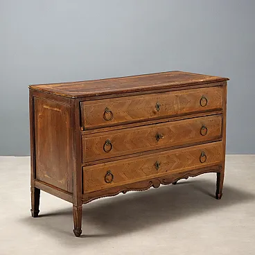 Cassettone neoclassico veneziano in acero, fine '700