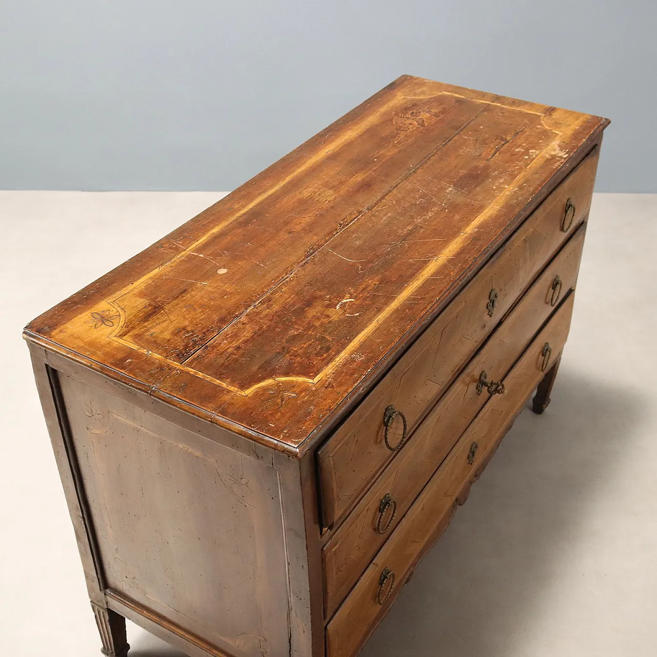 Cassettone neoclassico veneziano in acero, fine '700 9