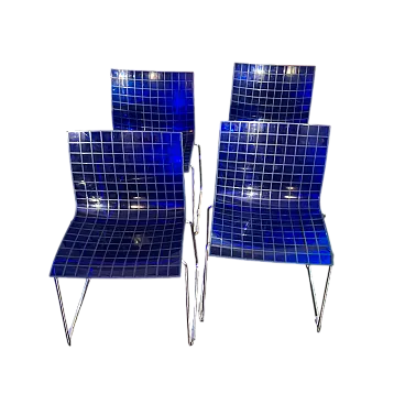4 sedie X3 di Mario Maran per Knoll Studio, 2000