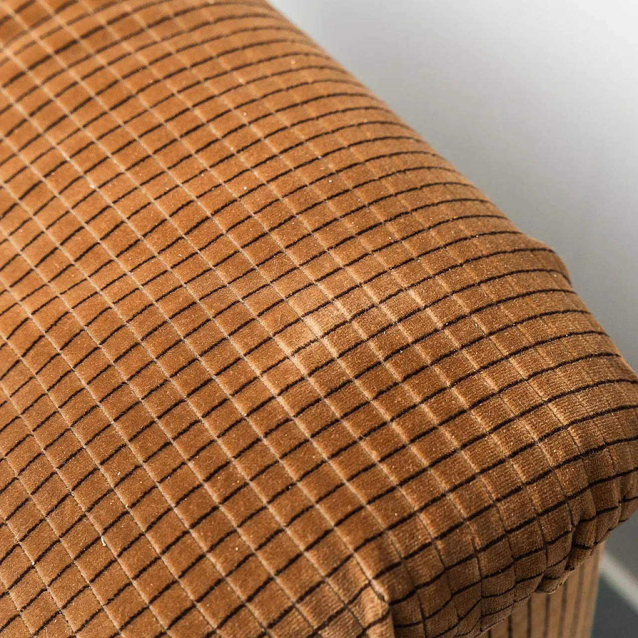 Doimo Salotti armchair bed in brown velvet, 1970s 11